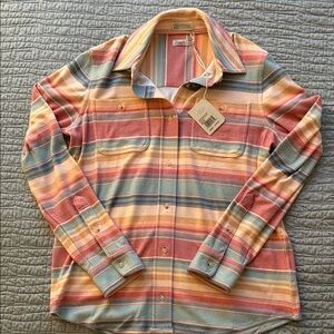 Faherty Multicolor Striped Button Down Shirt